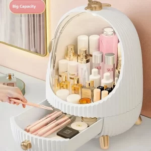 New Desktop Makeup Organizer Cosmetics Storage Box Cosmetics Skincare Organizer Display Case for Cosmetics Lipsticks Jewelry