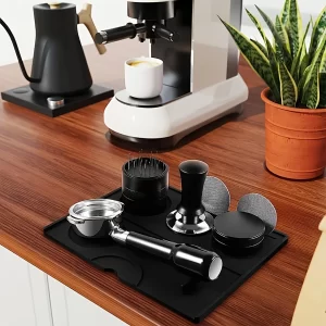 New Espresso Tamping Mat Silicone Non Slip Holder Pad Tamper Station for Home Cafe Kitchen Bar Coffee Tamp Mat Accessory Tool