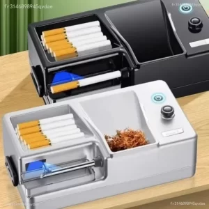 3 in 1 Automatic Cigarette Rolling Machine 6.5/8mm Electric Cigarette Maker Smart Sensing Injector Tobacco Filling Tube smoking
